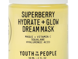 Youth To The People Superberry Hydrate + Glow Dream Mask, Vitamin C Face Moisturizer, Plumps + Brightens Skin, Treats Dullness + Uneven Tone, Vegan